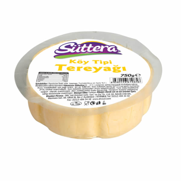 Süttera Köy Tipi Tereyağ 750 gr.
